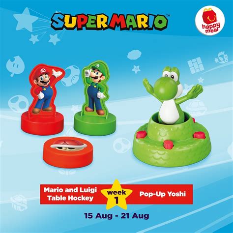 Super Mario Happy Meal Toys now available at McDonald's S'pore weekly ...