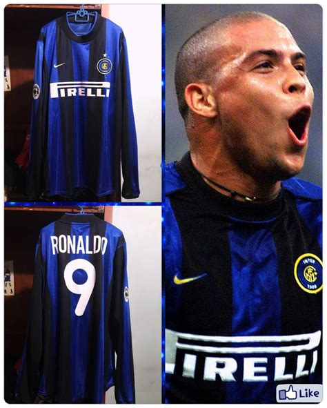 Inter Milan 00/01 Ronaldo 9 Home Jersey, Men's Fashion, Activewear on ...