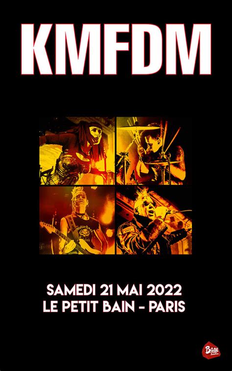 Event KMFDM - 30/10/2023 - Paris - Le Petit Bain - France