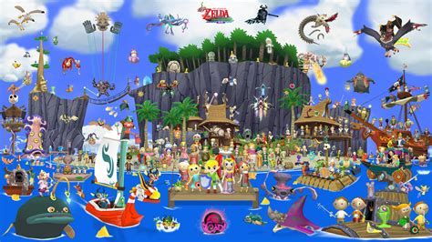 Every Character In Legend of Zelda Wind Waker by Drums107 on DeviantArt