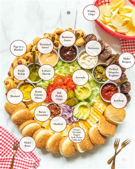 Build Your Own Burger Bar (A New Charcuterie Board!) - Kelley Nan