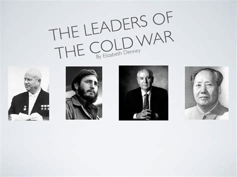 Cold war leaders