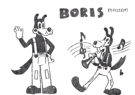 Bendy And The Ink Machine - Boris The Wolf (Poses) — Weasyl