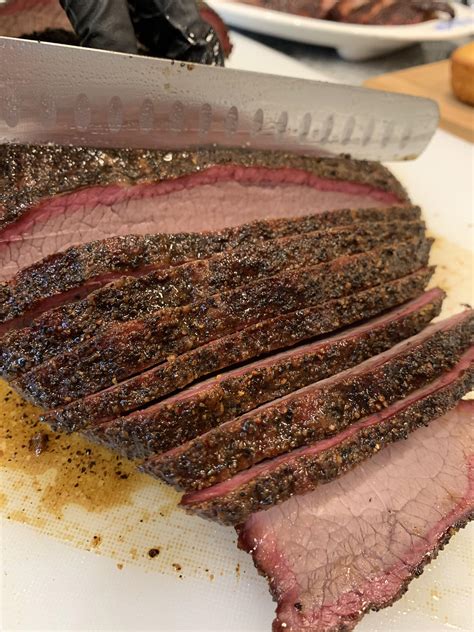 12.5lb prime brisket smoked on the Timberline : Traeger