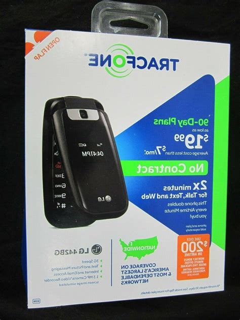 TracFone LG L442BG 3G Flip Phone Smart Portable