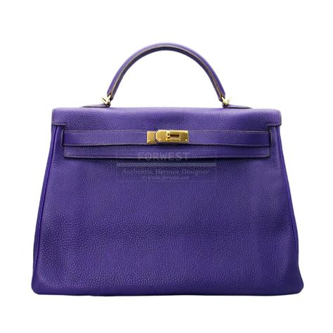 Hermes 40cm Iris Kelly Bag-$16900.0000