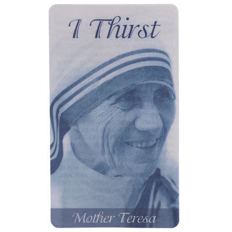 Mother Teresa Laminated Prayer Card | The Catholic Company®