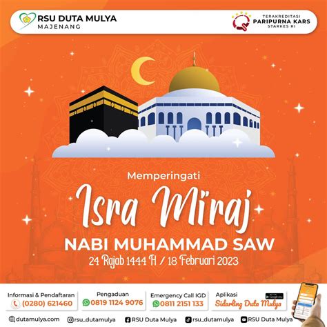 Memperingati Isra Miraj Nabi Muhamad Saw 2023 - Rumah Sakit Umum Duta Mulya