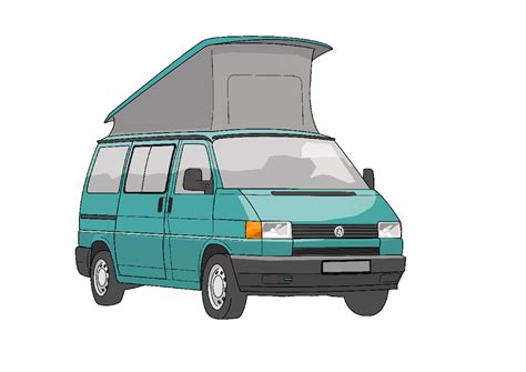 VW T4 California 1e Generatie - Poptop Campers