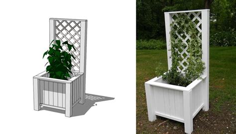 Planter Box with Trellis | Ana White