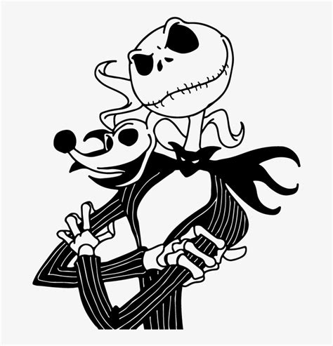 Clip Art Freeuse Jack Skellington Youtube Art Series - Jack And Sally Drawing - Free Transparent ...