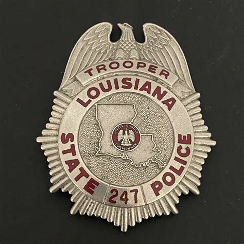 Trooper, Louisiana State Police Badge