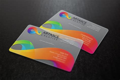 Clear Plastic Business Cards - Business Card Tips