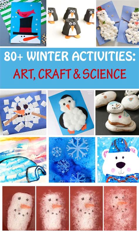 80+ Winter Activities For Kids: Art Projects, Crafts & Science Experiments