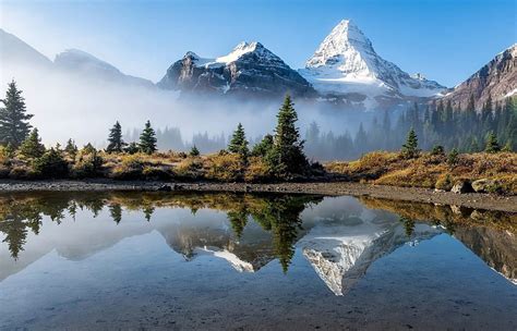 Pond-Reflection, Nature, Reflection, Pond, mountain HD wallpaper | Pxfuel