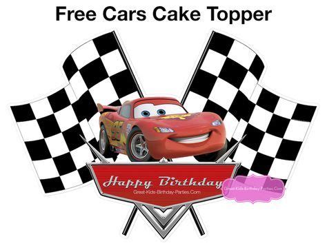 Best Disney Cars Birthday Party Printables Cupcake Toppers 53 Ideas ...