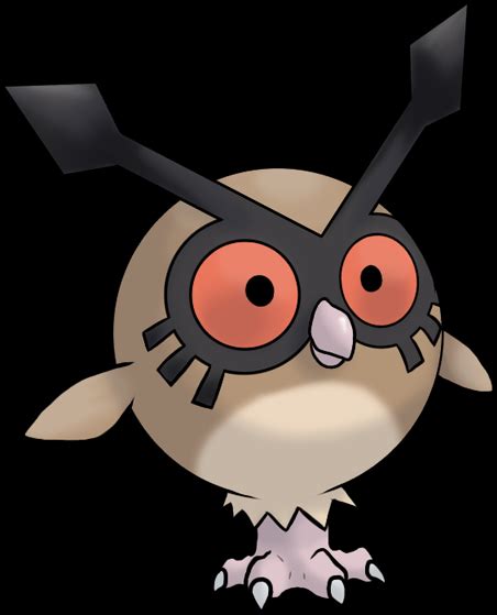 Pokemon #163 Hoothoot Common Picture - For Pokemon Go Players