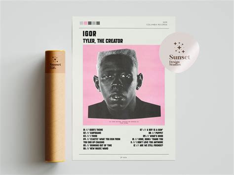 Tyler the Creator Poster // Igor Album Cover // EARFQUAKE // - Etsy ...