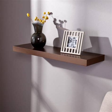 Floating Wall Shelf 30 Inches (Brown) - DecorNation - 1791586