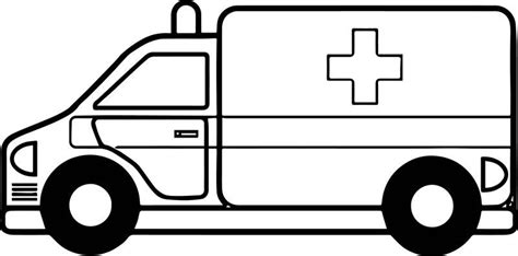 Fine Ambulance Car Coloring Page | Cars coloring pages, Truck coloring ...