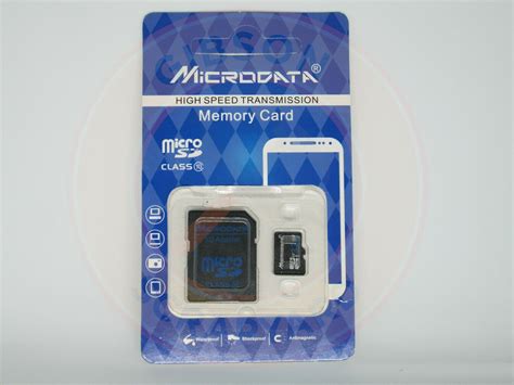 32 GB Micro SD / TF Card With Adapter Class 10 Microdata