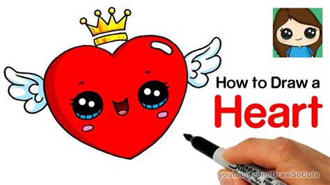 Cute Drawings Love Hearts - Goimages Connect