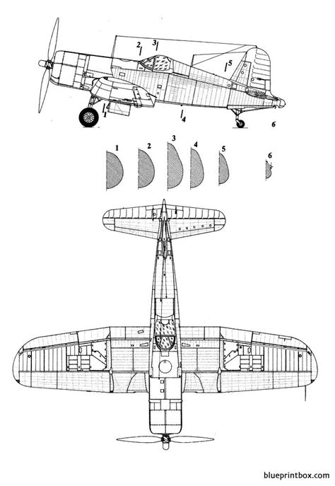 Chance Vought F4U Corsair Blueprints