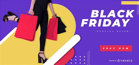 Black Friday Colorful Banner Template Vector Download