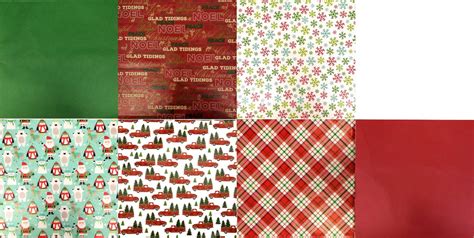 Christmas Tissue Paper Printed & Solid- 120 Sheet - Walmart.com