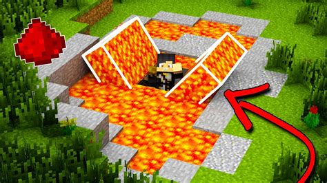 MINECRAFT: How To Build A Hidden Redstone Bunker [Secret Base Tutorial] - YouTube