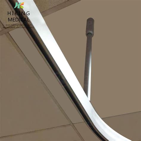 aluminum hospital curtain rail hardware metal ceiling mount bendable tracks system privacy ...