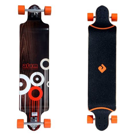 Atom Drop Deck Longboard - 41 Inch (Orange) - MBS Mountainboards Europe