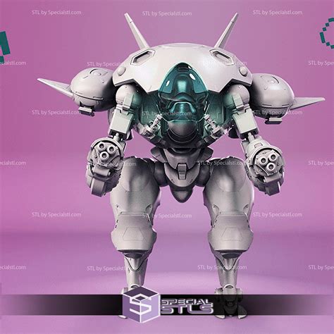 DVa Mech 3D Printable from Overwatch STL Files | SpecialSTL