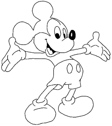 https://coloringhome.com/coloring-page/1690863 | Mickey mouse coloring pages, Mickey coloring ...