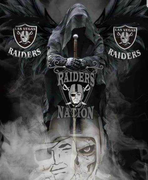 Oakland Raiders Football Poster