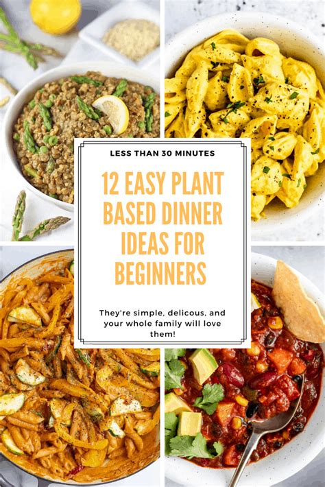 12 Easy Plant Based Recipes for Beginners – Powerpeas