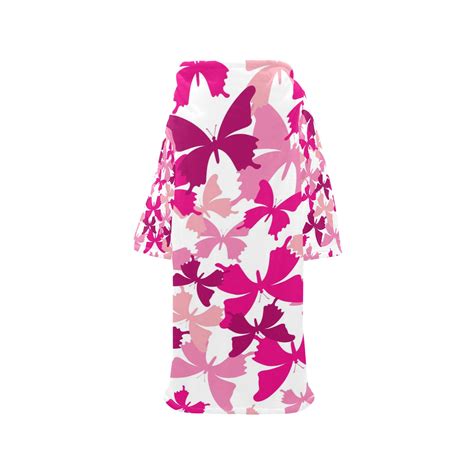 Blanket Robe with Sleeves for Adults | Inkedjoy