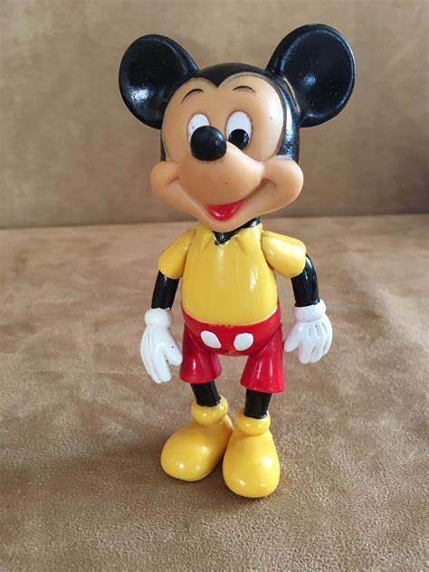 Disney WDP 5 1/2" Vintage Mickey Mouse toy plastic Figure Walt Productions | eBay | Игрушки