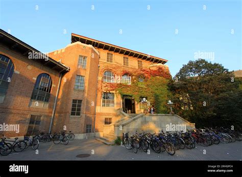 Tsinghua university campus architecture and landscape in Beijing Stock ...