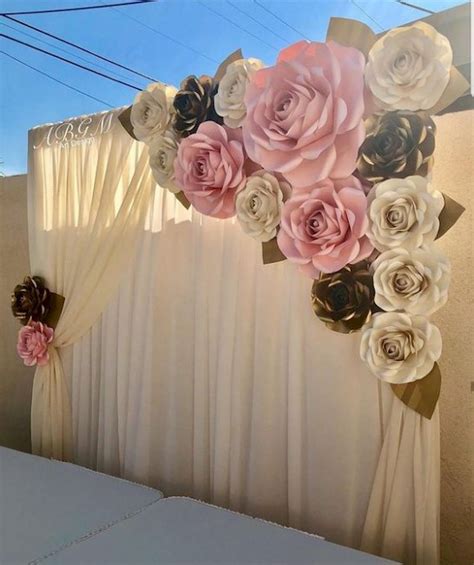 Prodigious Wedding Backdrop Decor Ideas For Beautiful Ceremony | Paper ...