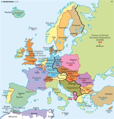 Map Of Europe After Wwii - Ricky Christal