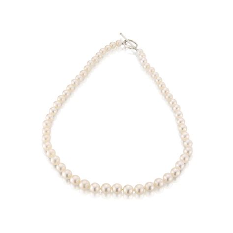 Classic White Pearl Necklace By Argent of London | notonthehighstreet.com