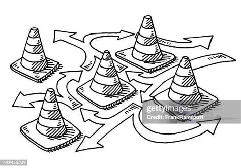 95 Traffic Cone Drawing Stock Photos, High-Res Pictures, and Images - Getty Images