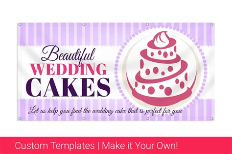 Custom Cake Shop Banners | Printastic.com