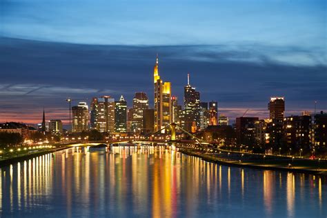 Wallpaper ID: 239124 / frankfurt skyline at night 4k wallpaper free download