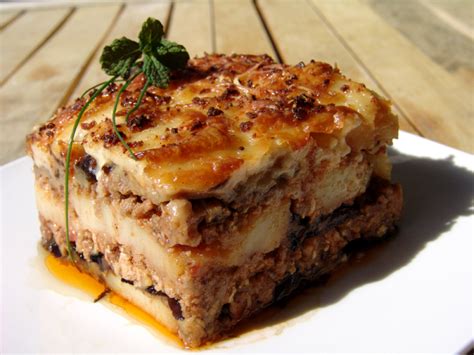 Traditional Moussaka Recipe - Cooking In Plain Greek