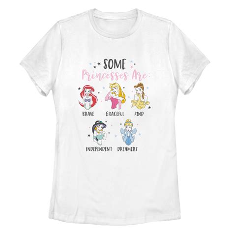 Disney Princess - Women's Disney Princesses Personalities T-Shirt ...