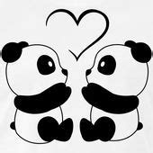 Panda-Liebe | Cute panda wallpaper, Cute panda drawing, Panda painting