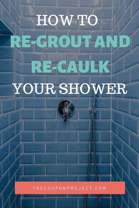 How I Re-Grouted My Shower For Under $50 - The Coupon Project | Regrout shower tile, Regrout ...