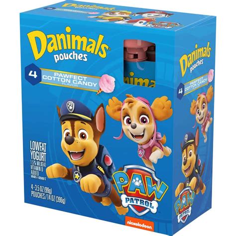 Danimals Paw Patrol Ruff-Ruff Raspberry Flavor Smoothie, Fl, 44% OFF